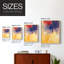 Impression encadrée Golden Sunset I-Premium - prête à être accrochée - aucun clou requis - aucun clou requis-1338662005-1338662031