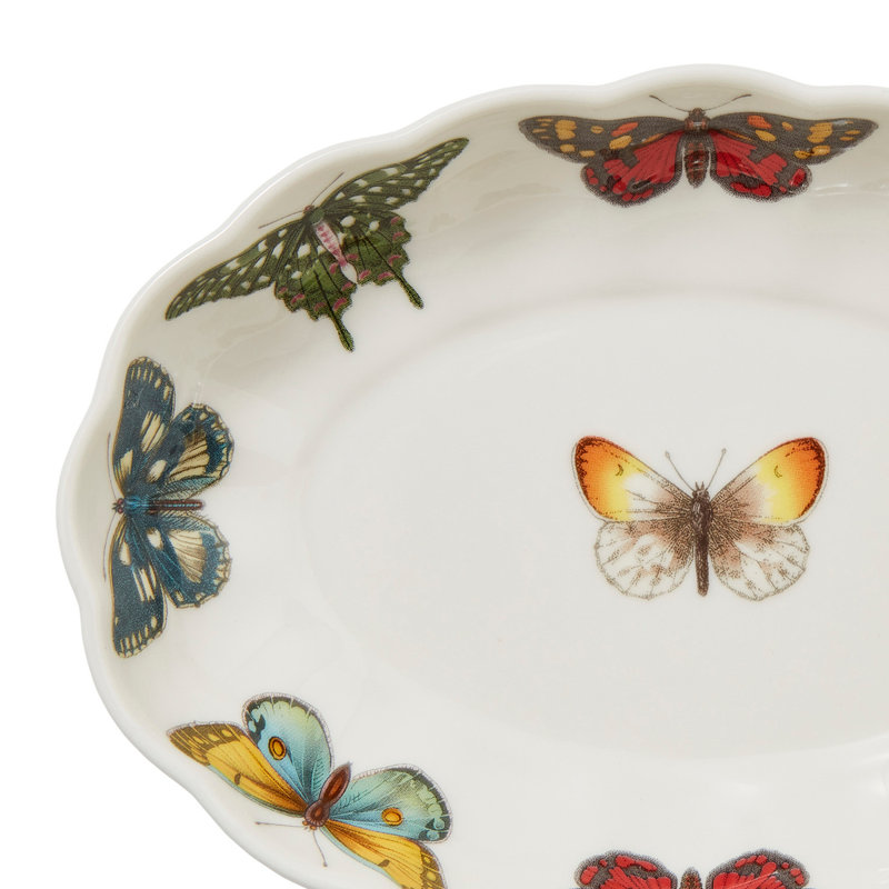 6" Fluted Oval Dish