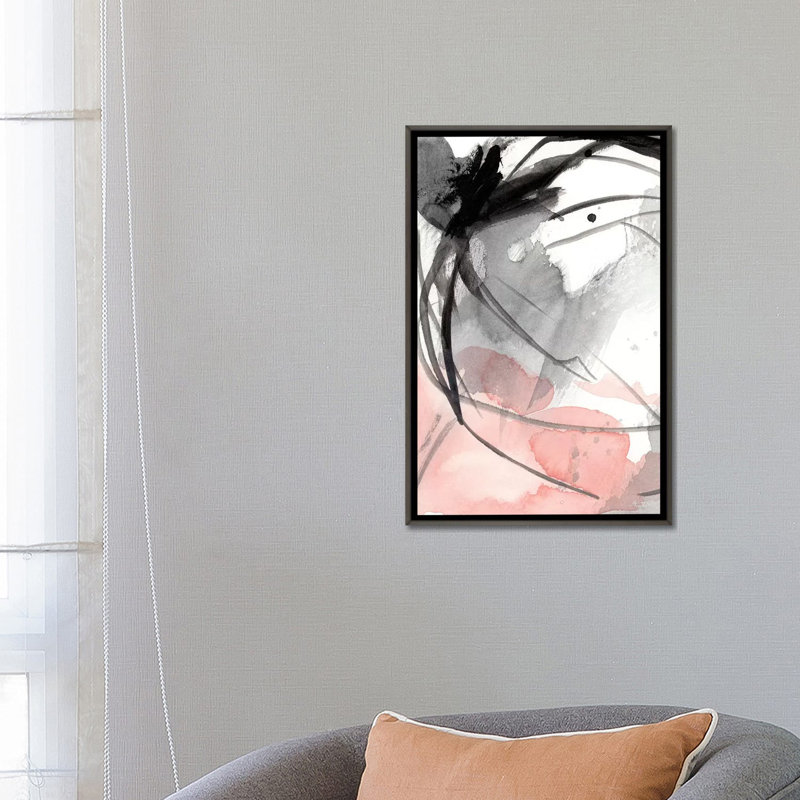"Around the corner I" par Ethan Harper, reproduction d’art, H 26 po x l 18 po x 1,5 po, Toile avec cadre gris foncé