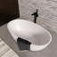 Baignoire de trempage autoportante de 55 pouces pour salle de bain-120198422