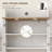 66.5"H Pantry Cabinet With Microwave Stand