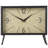 Analog Iron Mechanical Tabletop Clock Black