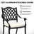 2 Stackable Dining Chairs With Cushion