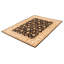 Tapis noir en laine noué à la main de conception unique 7 pi 9 po x 10 pi 1 po New Age Pilottown