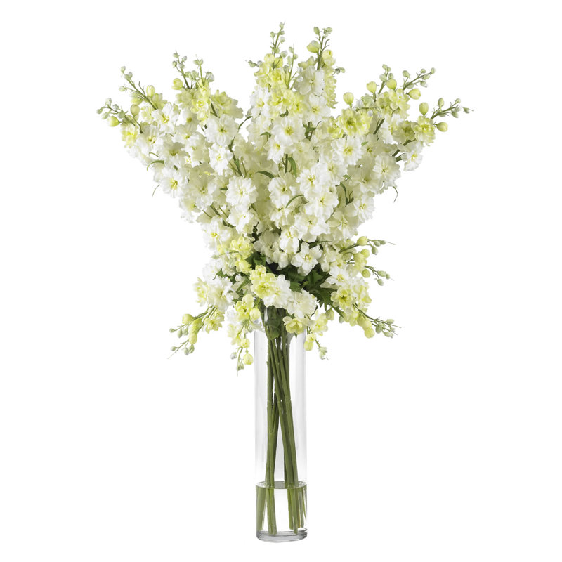Delphinium Arrangement in Vase