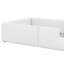 Twin Upholstered Platform Bed Frame With Guardrail & Built-In Charging Station