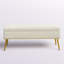 Banc de rangement rembourré en velours Kajana-1706549180