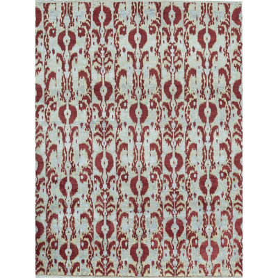 Ikat One-of-a-Kind 7'9" X 10'3" Area Rug