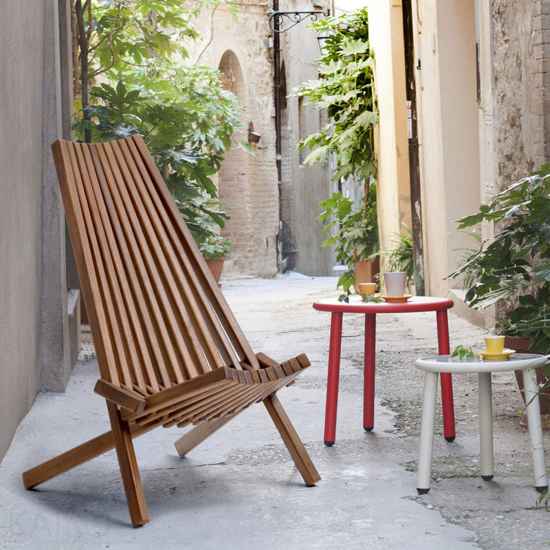 Chaise pliante en bois