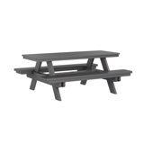 Outdoor Rectangular Picnic Table