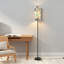 Lampe sur pied moderne avec télécommande et ampoule à DEL à intensité variable - Éclairage réglable pour le salon, la chambre à coucher ou le bureau - Conception d'angle peu encombrante