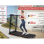 Tapis roulant portatif avec inclinaison de 8%, 3,0 hp, capacité de 265 lb, 4 pieds de support réglables et console multifonctionnelle pour des séances d'entraînement complètes Puissance, puissance, charge, pieds de 3,0 hp