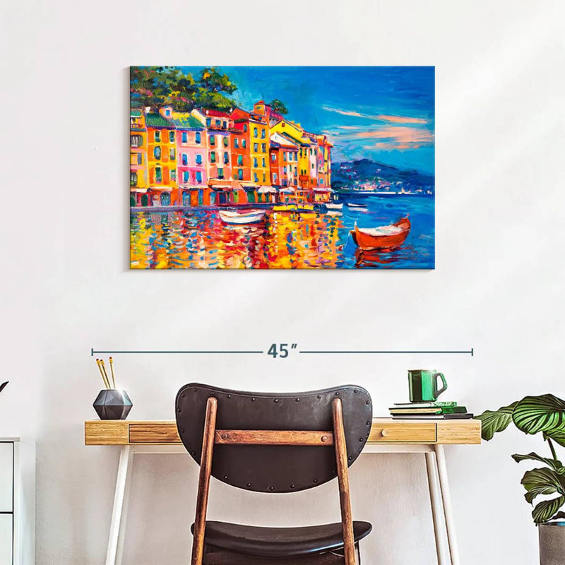 Harbor Town, 24" H x 36" W