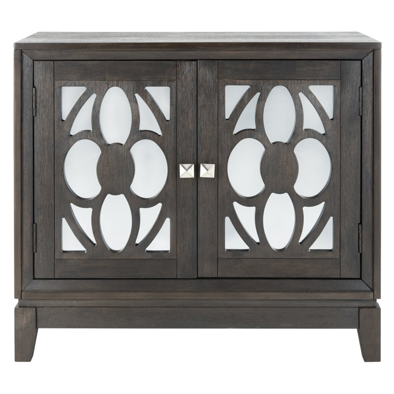 Glacaeu Accent Cabinet, Gray/Walnut