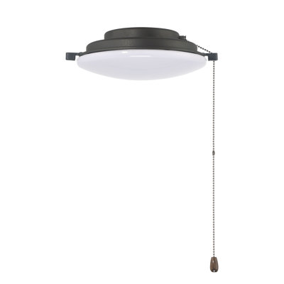 8.89 in. 1 - Light LED Bowl and Light Fitter Ceiling Fan Light Kit