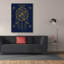 «Celestial Gold A» par Jean Plout, art mural sur toile-1356621438