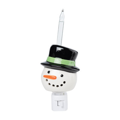 Veilleuse bonhomme de neige à bulles
