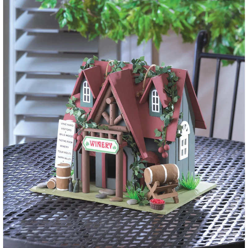 COTTAGE WINery BIRDHOUSE