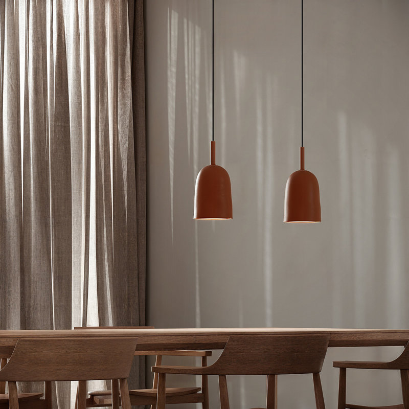 Vessel Pendant Light, 18" H x 14.5" W x 9" D, Sedona, Black