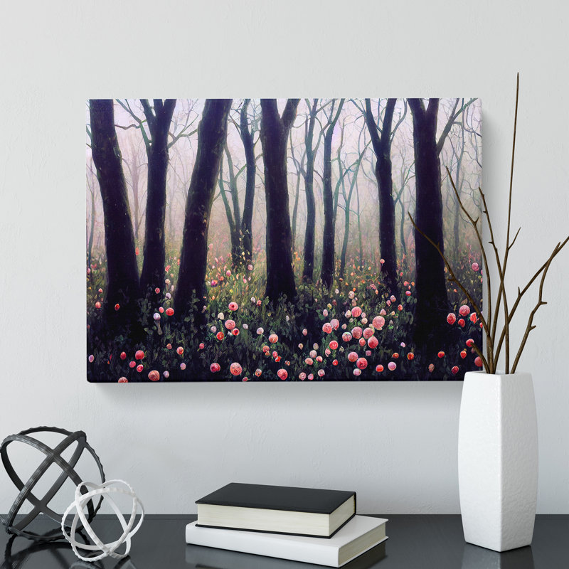 Iconic Spring Forest - Wrapped Canvas, 35cm H x 50cm W x 3cm D