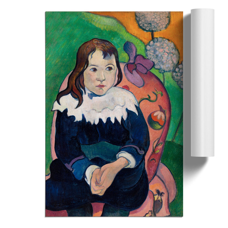 Portrait of a Child by Paul Gauguin - Frameless Print, 84cm H x 59cm W x 0.1cm D