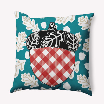 Acorn Indoor/Outdoor Throw Pillow