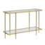 Console Table with Storage Shelves Narrow Hallway Entryway Sofa Table Modern