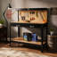 Banc de rangement en acier Adelynne-2025163455