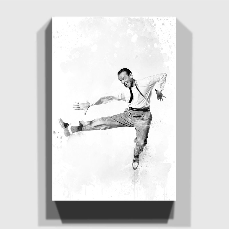 Fred Astaire - Wall Art, 60cm H x 40cm W, Wrapped Canvas