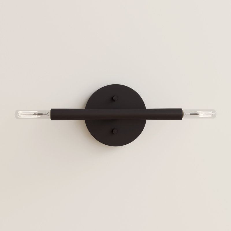 Applique murale articulée à 2 lumières Bahja, Bronze