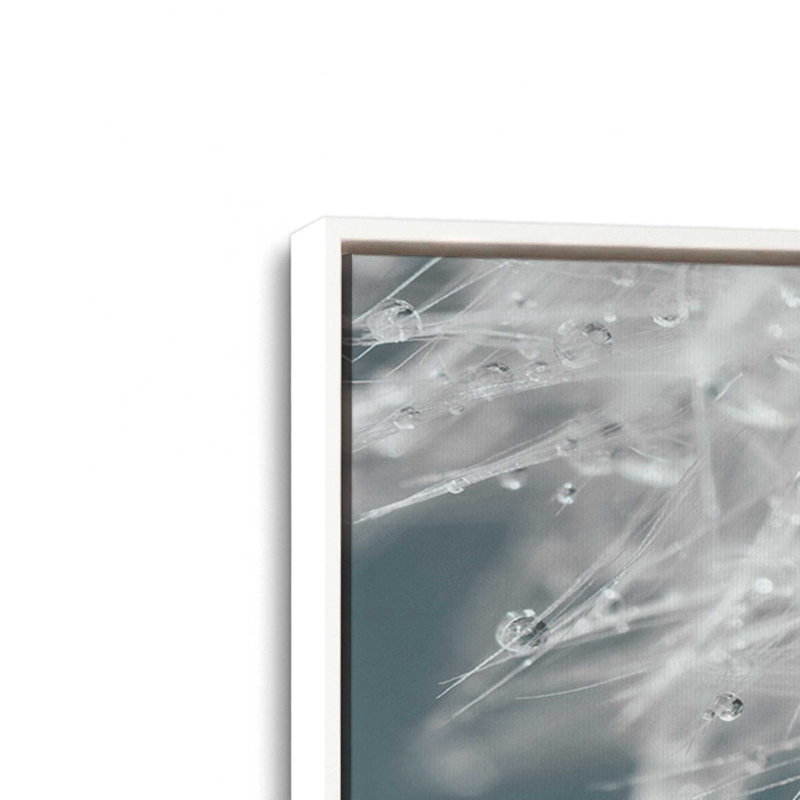 «Droplet in Time II» par Lori Deiter, reproduction d'art, 24 W x 18 H, White, Framed Canvas