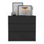 Commode H 31 po, 3 tiroirs, commode, noir-1068040345