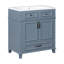 Meuble-lavabo de 30 po avec lavabo en résine, armoire de rangement en bois massif avec portes à fermeture douce-593533111-593533070