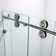 46" W X 36" D X 76" H Sliding Frameless Shower Enclosure With 5/16" Clear Glass