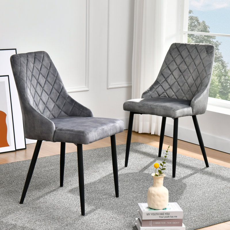 Olmo Upholstered Dining Chair, Grey