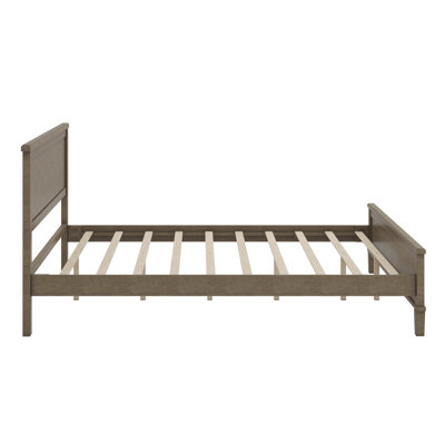 Lit standard en bois