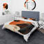 Organic Minimalistic Shapes In Retro Colors III - Ensemble de housse de couette moderne - Microfibre de polyester-66399364