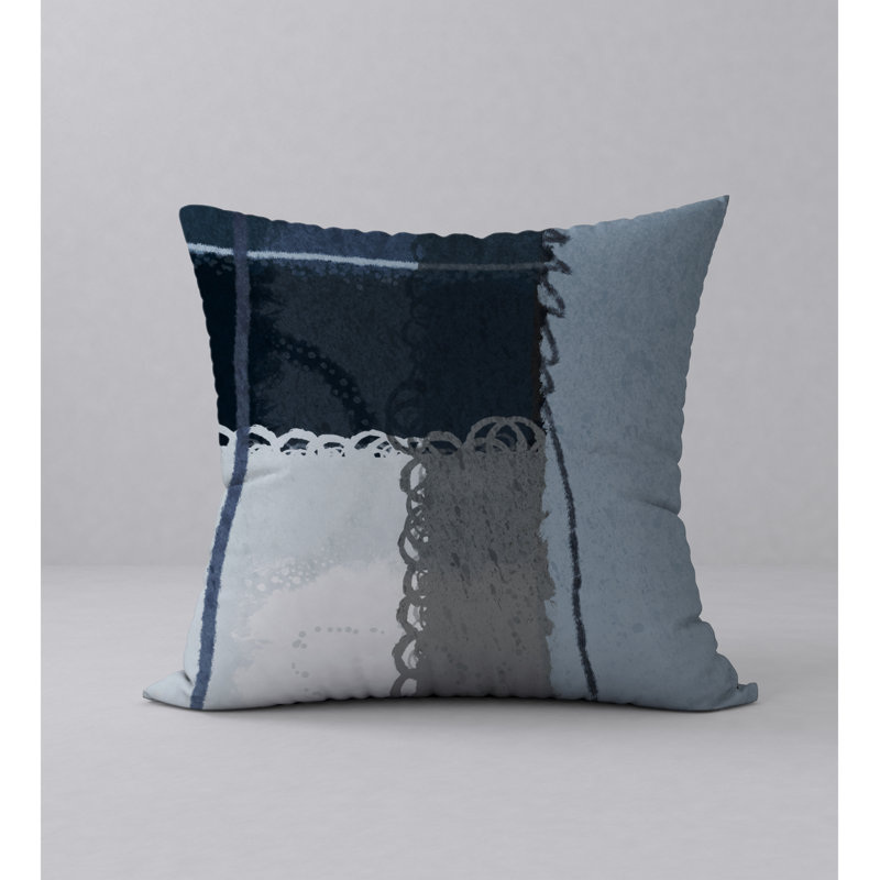 Housse de coussin décorative carrée vraie passionnée/insert, H 18 po x l 18 po