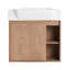 Ensemble de meuble-lavabo mural 24 po avec lavabo en céramique Amanda