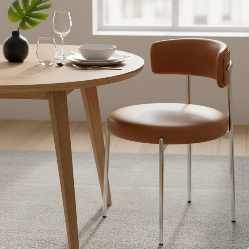 Chaises en simili cuir de certaines personnes