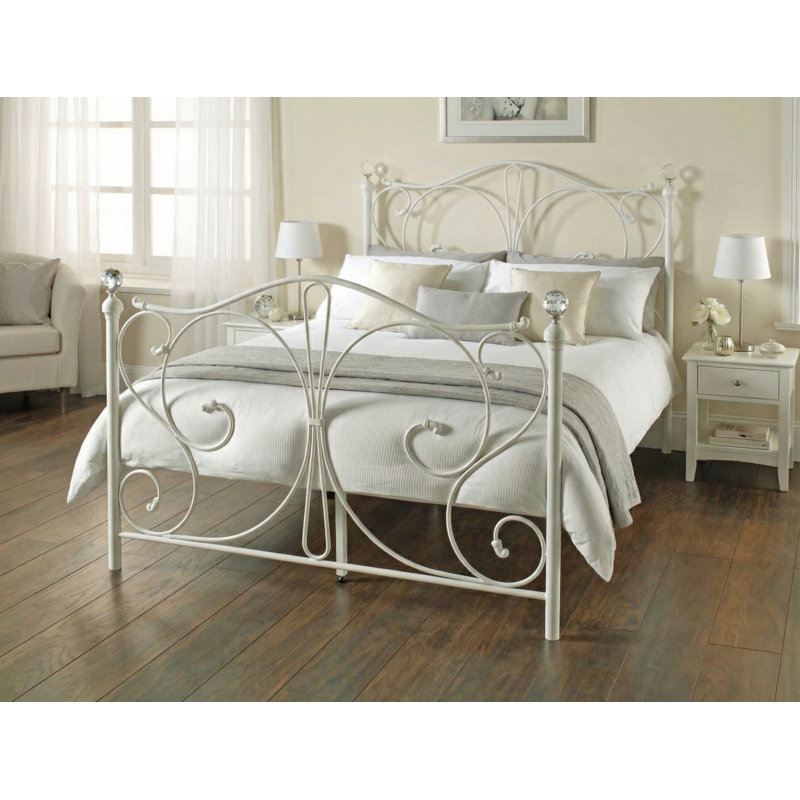 Paulina UK Double - DE 135 X 190 Cm Metal Bed