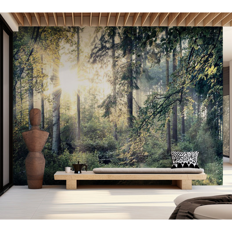Landscape Wallpaper Wall Mural - Tales Of A Forest, 55" L x 78" W