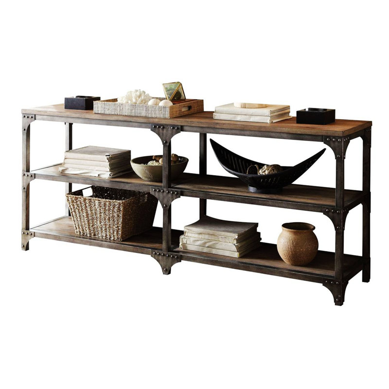 Inscoe 30.02'' Solid Wood Console Table