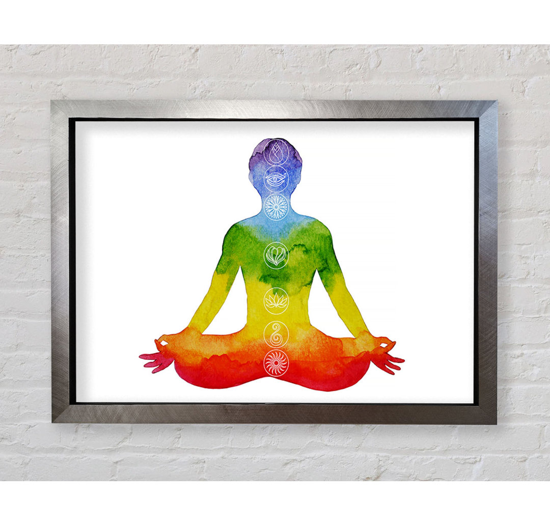 Chakra Meditation Farben 4 - Drucken