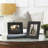 2 Pieces Black Honeycomb Resin Tabletop Picture Frames