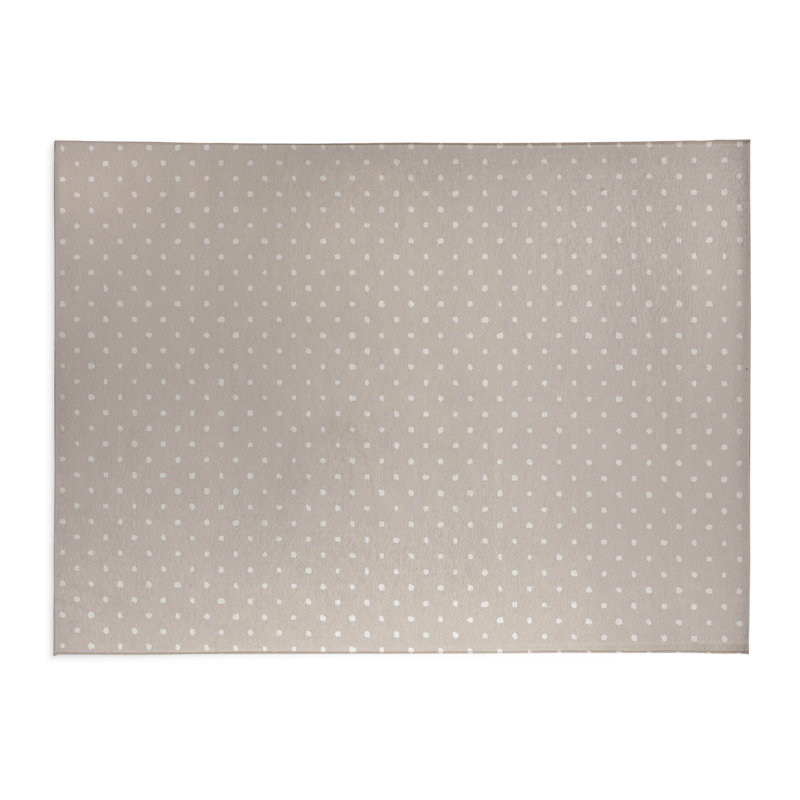 Leo Kids Play Mat, Rectangle 3' x 5', Taupe