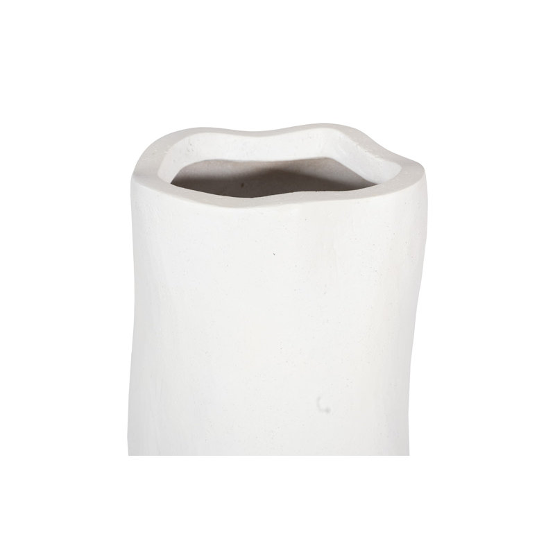 Organic Tall Vase, White