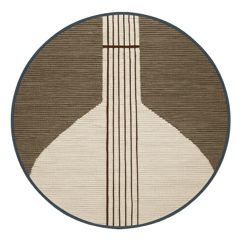  Tapis lavable Sitar Music, Rectangulaire 3 pi x 5 pi
