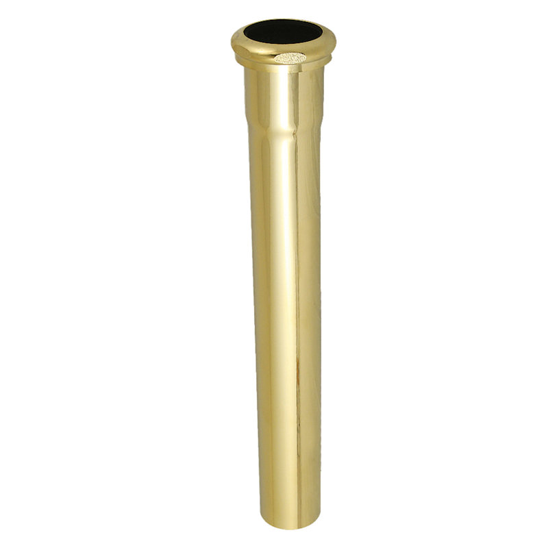 Tube de rallonge à joint coulissant en laiton 1-1 / 2 po x 12 po Kingston Brass Century, Laiton poli
