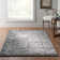 Tapis rayé noir / gris Boler